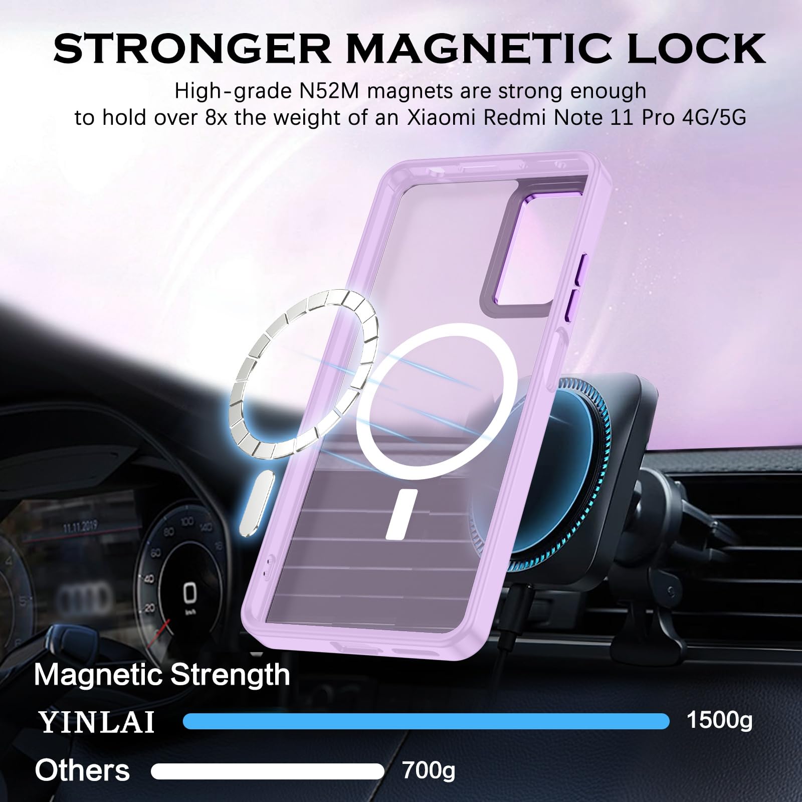 Cover Xiaomi Redmi Note 11 Pro 5G Rossa | Guscio Anti-urto PC+TPU