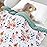 BORITAR Baby Blankets Super Soft Plush Mink Fabric for Girls Boys, Elegant Multicolor Floral Receiving Blankets with Double Layer Dotted Backing for Newborn Toddler, 30 x 40 Inch