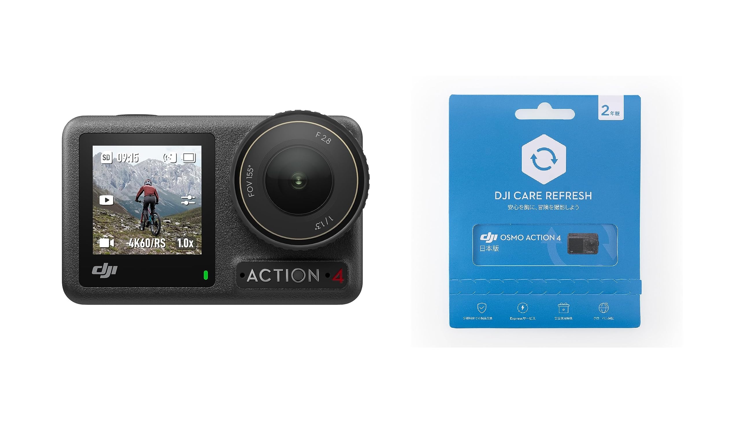 Amazon.co.jp: DJI アクションカメラ Osmo Action 4 スタンダード