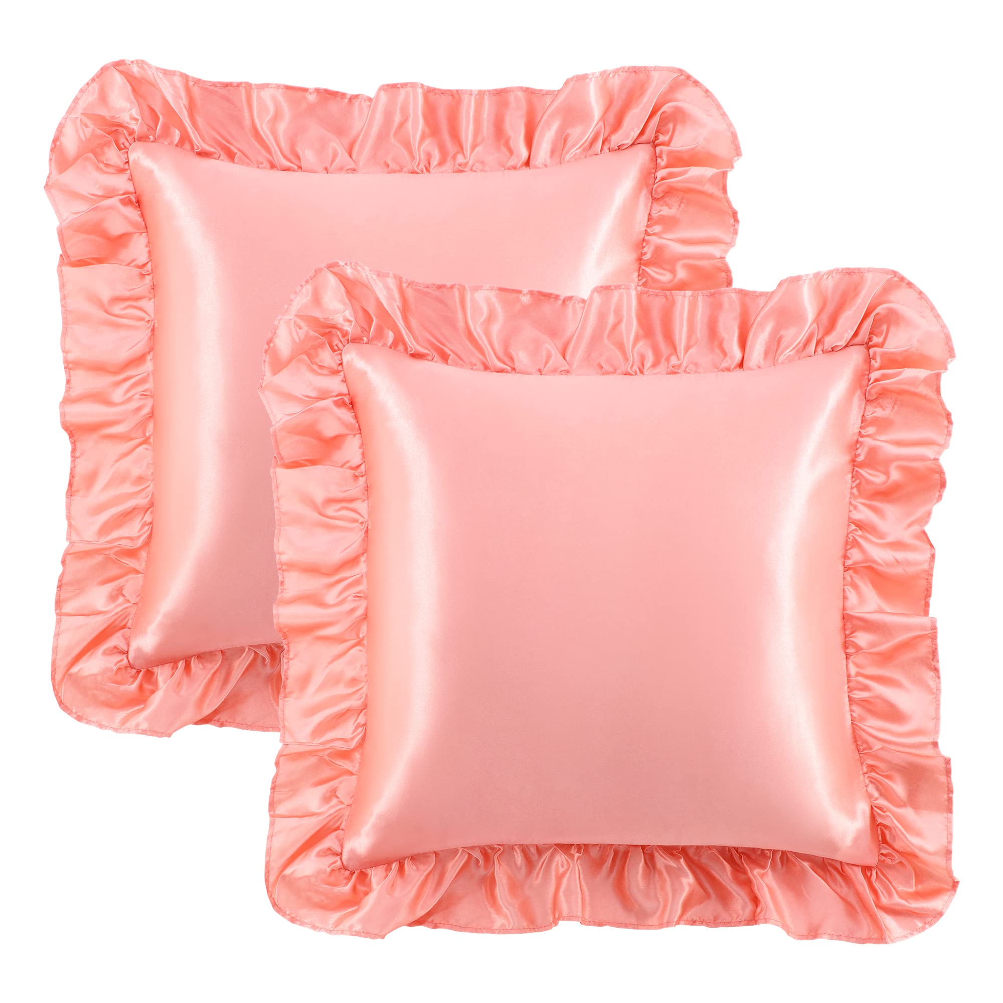 Taie d'oreiller en satin rose pour créer une ambiance boudoir romantique