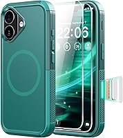 Vista 14 de Diverbox Funda para iPhone 13 [compatible con MagSafe] [con protector de pantalla] [a prueba de golpes] [a prueba de caídas] Funda de protección