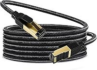 Vista 9 de Cable Ethernet Cat 8, 1.5 pies (paquete de 5), cable de red Cat8 trenzado de alta velocidad de 40 Gbps 2000 Mhz, cables LAN RJ45 blindados
