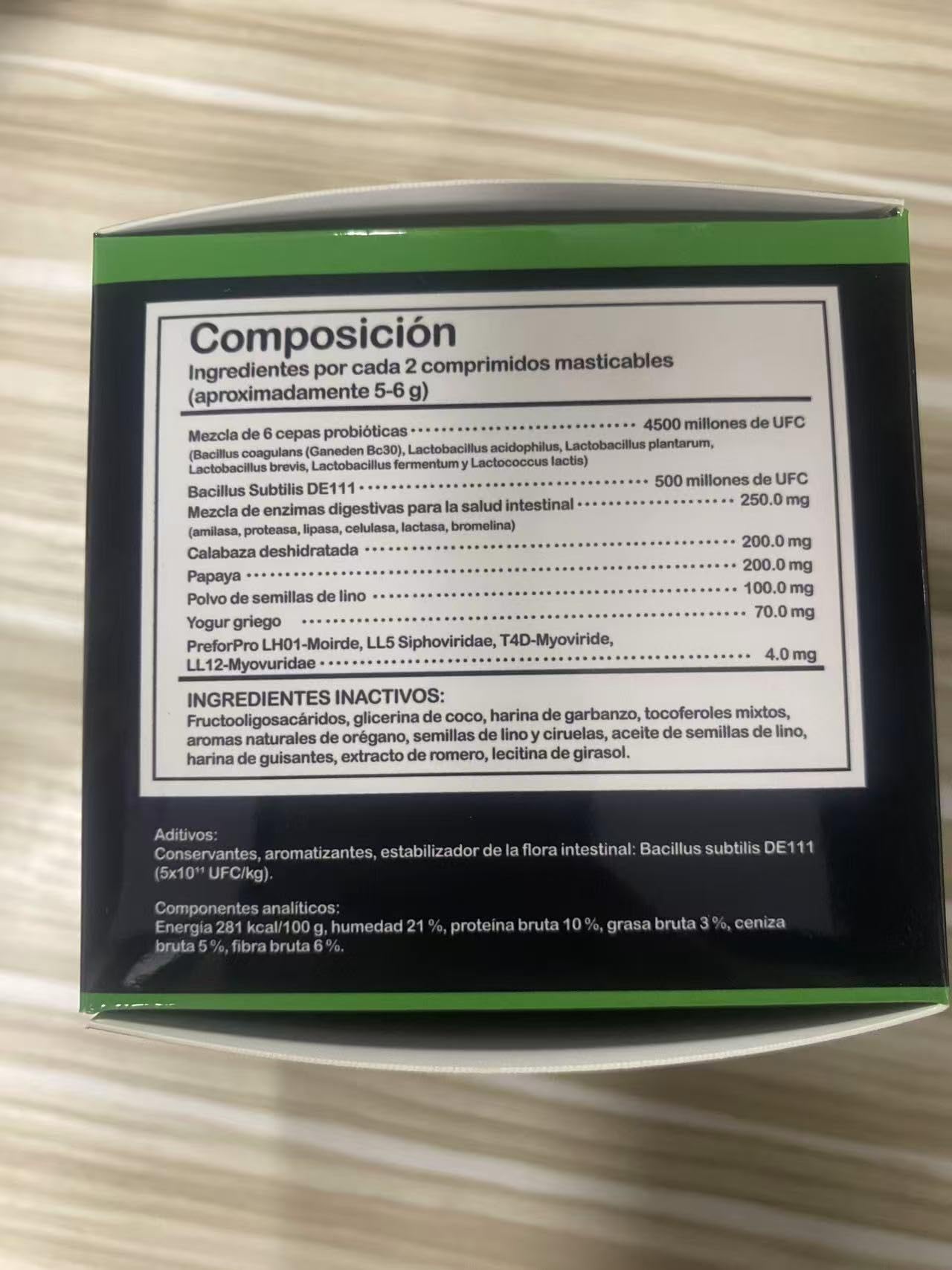 Probióticos para Perros, Probióticos para Perros para Perros Enzimas Digestivas, Salud Intestinal, Picazón en la Piel, Alergias, Sistema Inmunológico y Apoyos para la Salud en General, 120 Chews