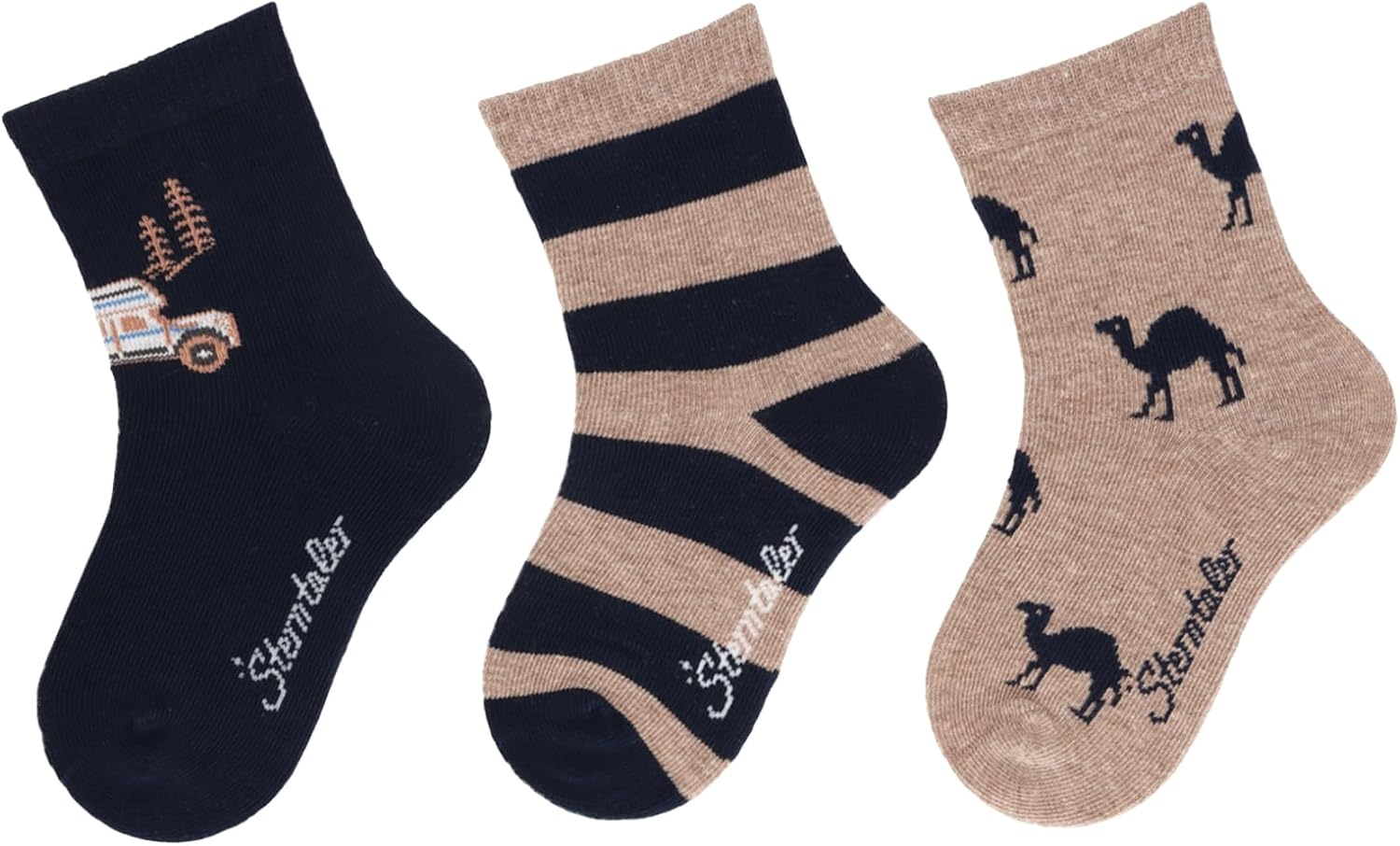 3-Pack Socks with Camping Motifs by Sterntaler