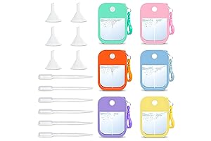 6 Pack Portable Travel Perfume Spray Bottle 2.5oz, Refillable Purse Perfume Atomizer...
