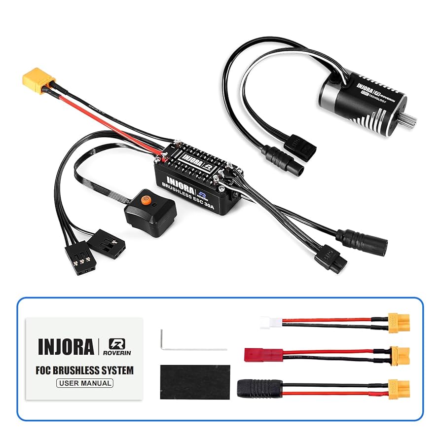 INJORA Roverin Waterproof FOC Power System Sensored
