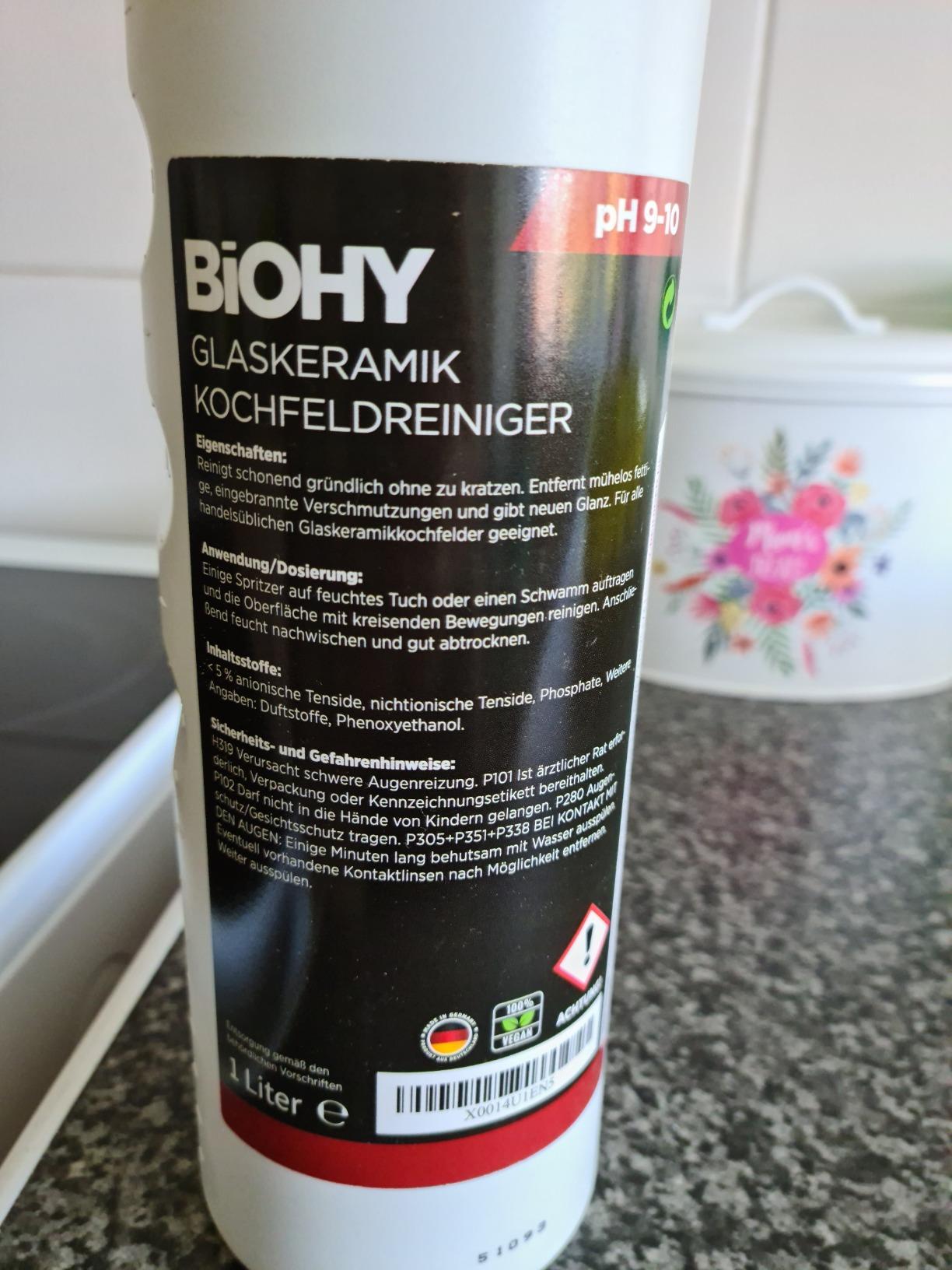 BiOHY Glass Ceramic Hob Cleaner (10l Canister) Discharge Tap | Ideal For Cleaning And Care Of The Hob And Induction | Suitable For All Appliances (Glaskeramik Kochfeldreiniger - View #11