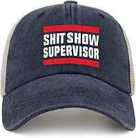 Vista 17 de Shit Show Supervisor Hat para mujer, gorra de béisbol vintage
