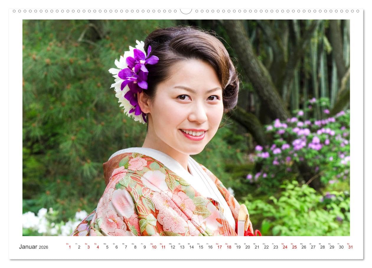 Menschen in Japan (hochwertiger Premium Wandkalender 2026 DIN A2 quer), Kunstdruck in Hochglanz: Streetporträts und Streetfotografie in Kyoto, Kamakura, Yokohama und Tokio (CALVENDO Orte)