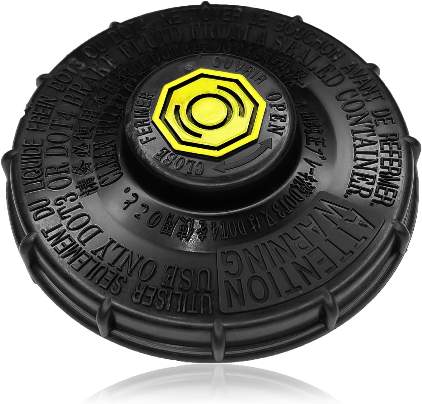 Brake Fluid Cap Master Cylinder Tank Fluid Reservoir Cover for Honda, Brake Fluid Cap Replacement for Honda Accord Fit EV Hybrid S2000 46662-SLE-J01 46662-SDC-A02 46662-S8A-003