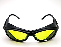 Vista 3 de MCWlaser Gafas de seguridad láser para 190-440 y 780-900nm, 900-1100nm, 10600nm típico para 355nm 405nm 808nm 980nm 1064nm 10600nm EP-17 estilo 2