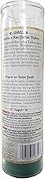 Vista 2 de Vela de pilar devocional verde de San Judas (San Judas Tadeo)