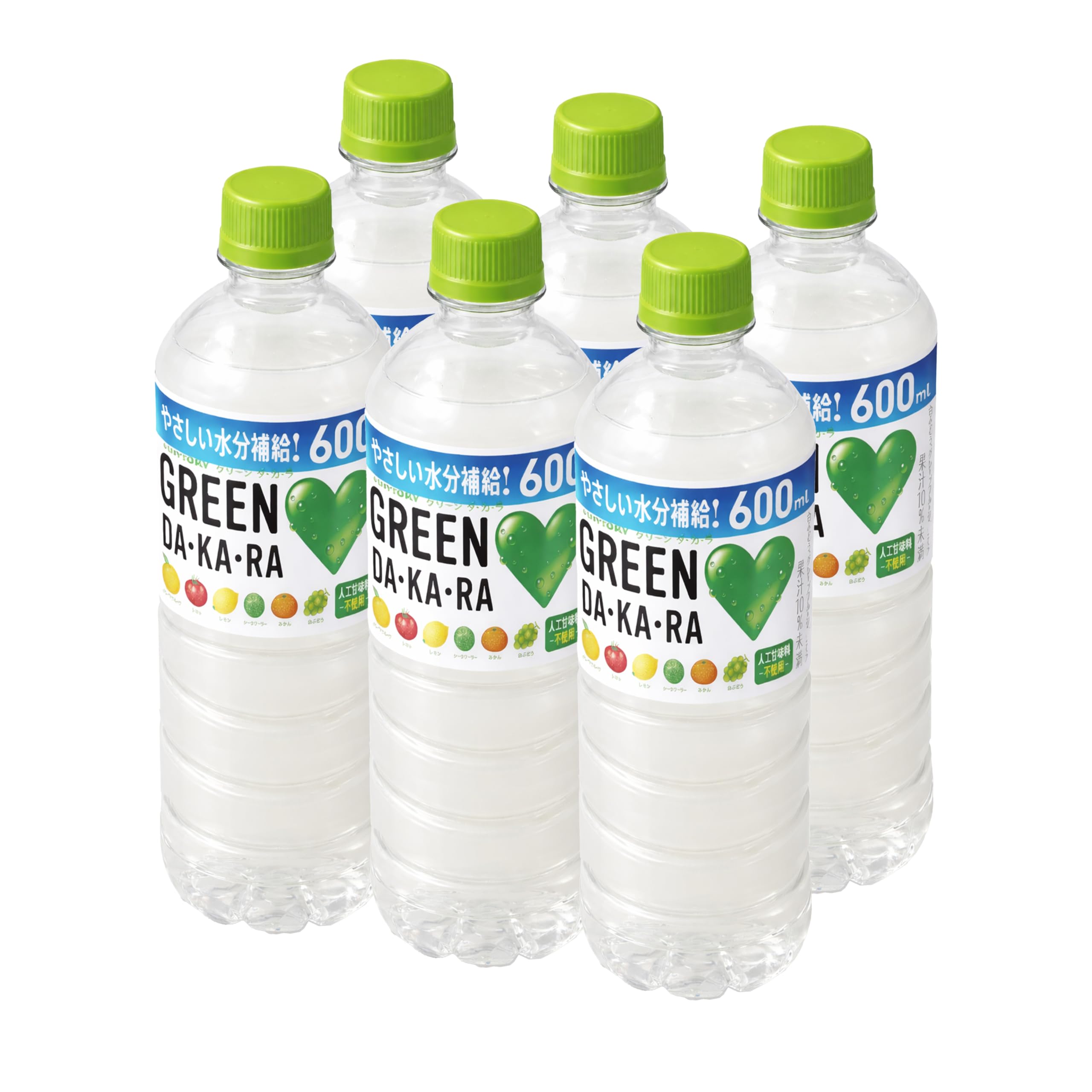 Amazon.co.jp: 【SUNTORY】GREEN DA・KA・RA グリーンダカラ 600ml、6