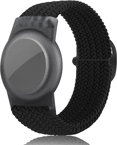 Yizhet Pulsera compatible con Airtag, pulsera ajustable para Airtag, correa de reloj Airtag suave para niños, adolescentes y ancianos