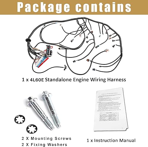 Miniatura 4 de PartsFlow LS Arnés independiente 4l60E DBC, 4.8 5.3 6.0 LS Arnés de cableado intercambiable para motores Vortec 1997-2006, con transmisión 4L60E por