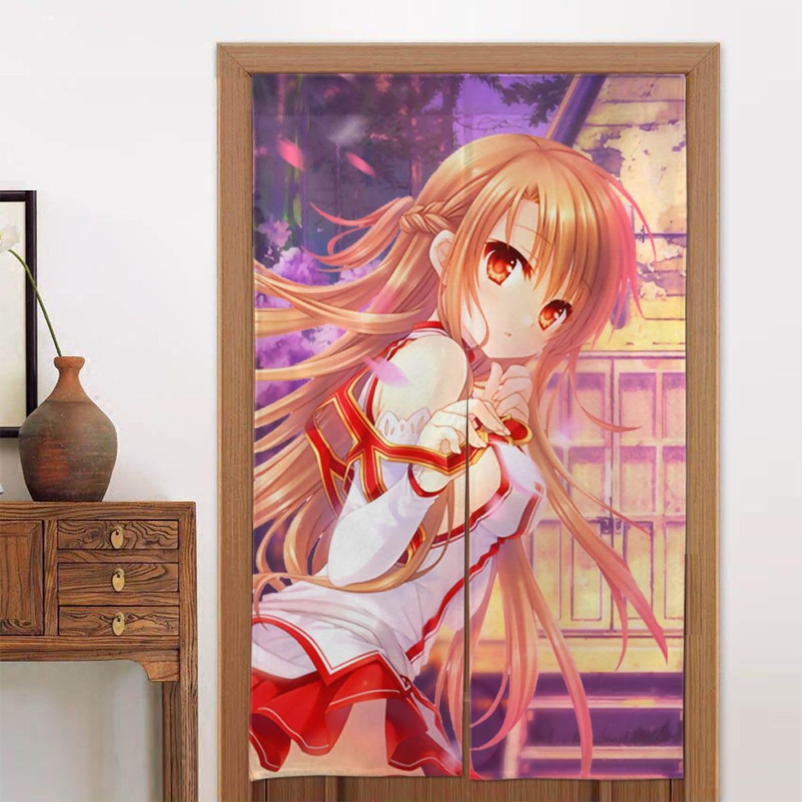 Amazon.co.jp: のれん 暖簾 カーテン ソードアート・オンライン アスナ