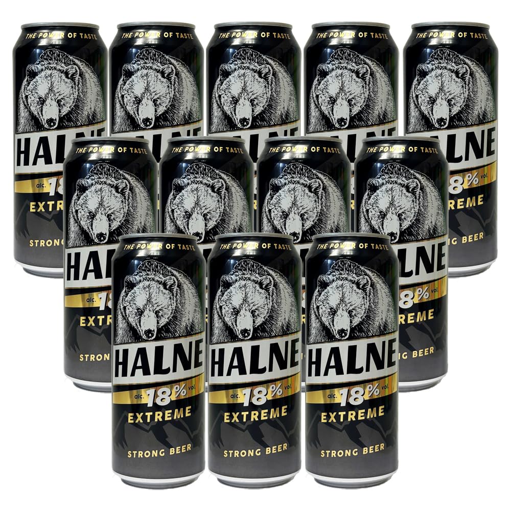 Box Halne 18% Extreme - 12 Bières Fortes en canette 50cl