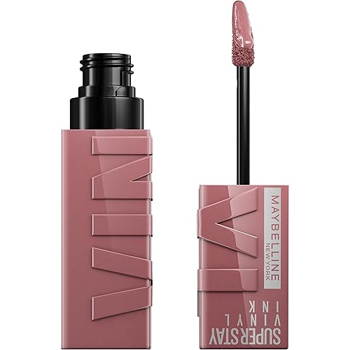 Vista 46 de Maybelline New York SuperStay Vinyl Ink - Labial líquido de larga duración, sin transferencia, color altamente pigmentado y brillo instantáneo, 10