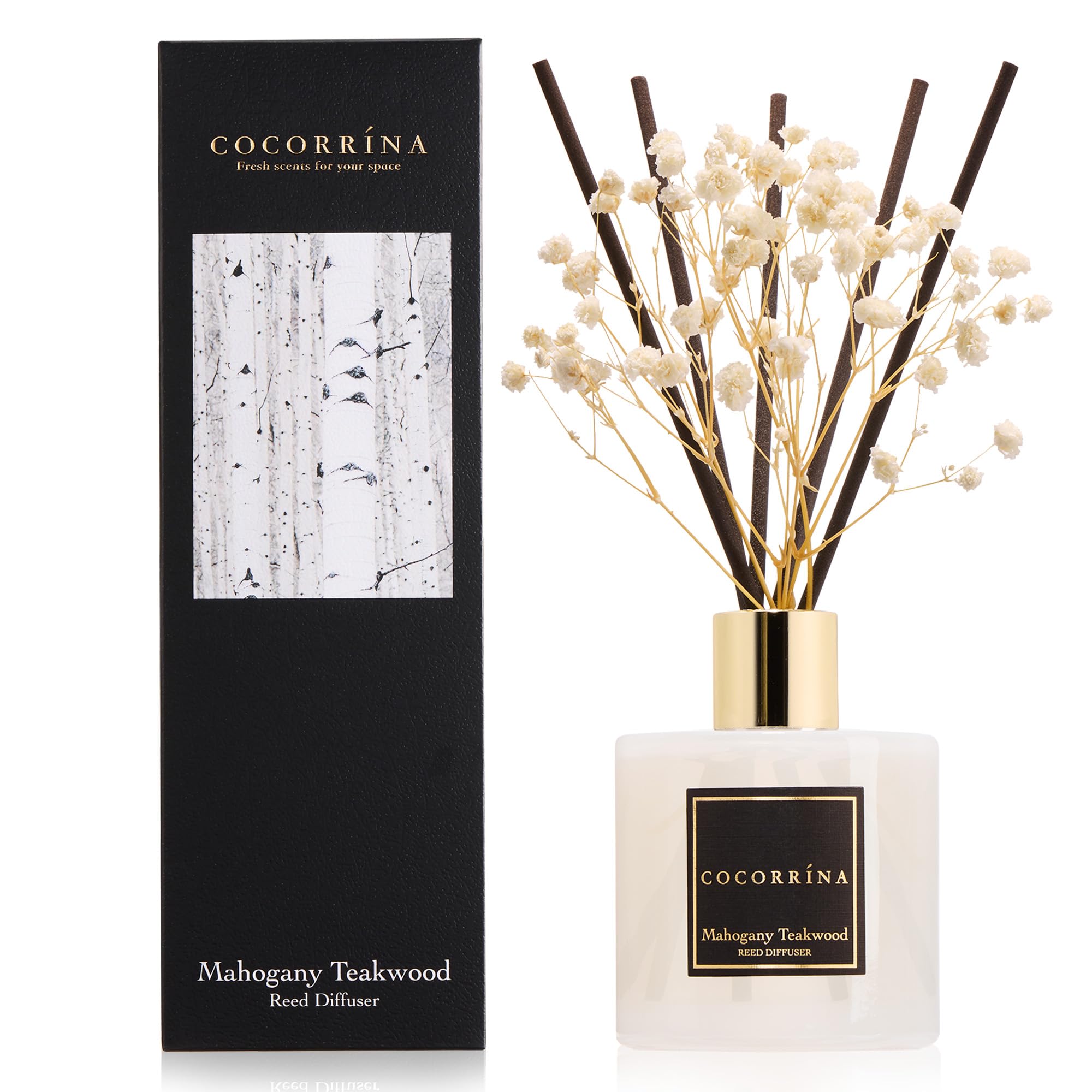 COCORRÍNA Reed Diffuser - Mahogany & Teakwood