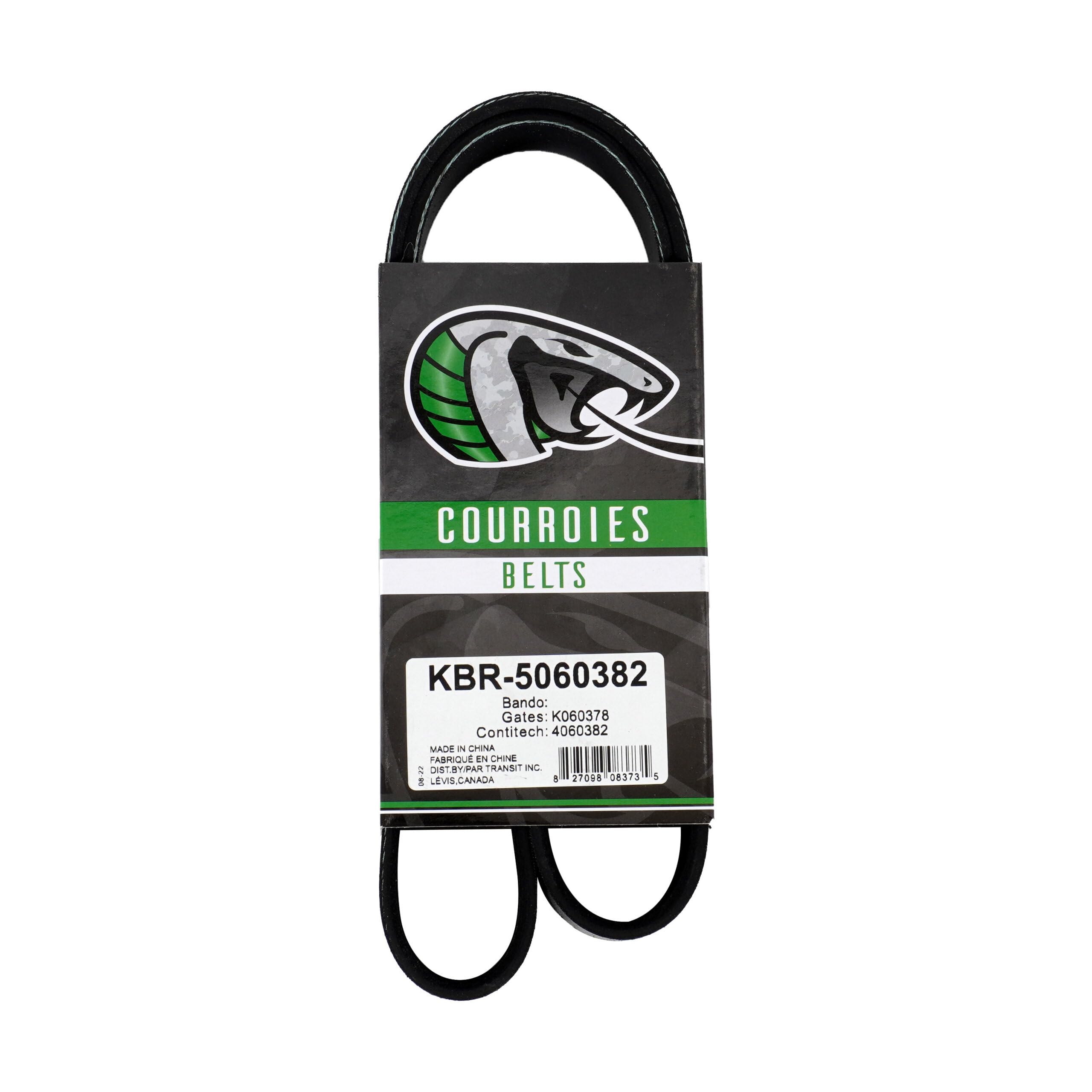 Kobra Serpentine Belt KBR-5060382 Replacement For Mazda CX-5 3 CX