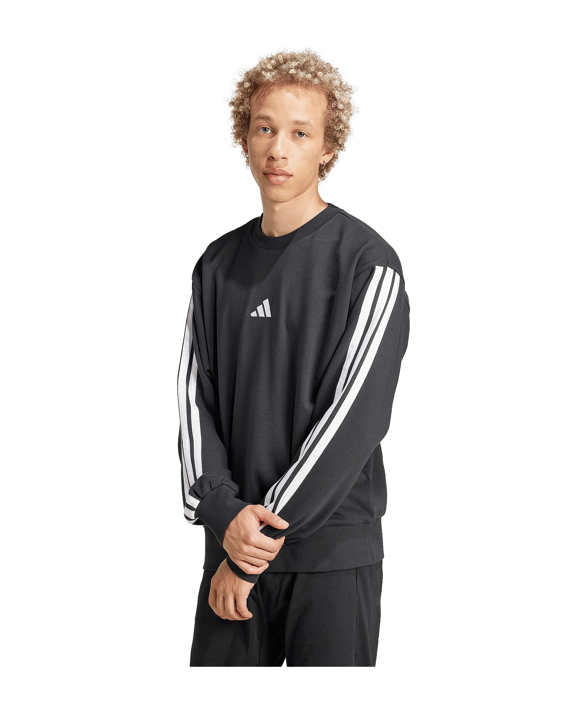 adidas Men's ESSENTIAL THREE STRIPES FRENCH TERRY SWEATSHIRT-picture-40