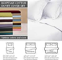 Vista 7 de BNM - Juego de funda de edredón de lujo, 100% algodón egipcio, 650 hilos, ropa de cama suave de calidad de hotel, funda de edredón con cierre