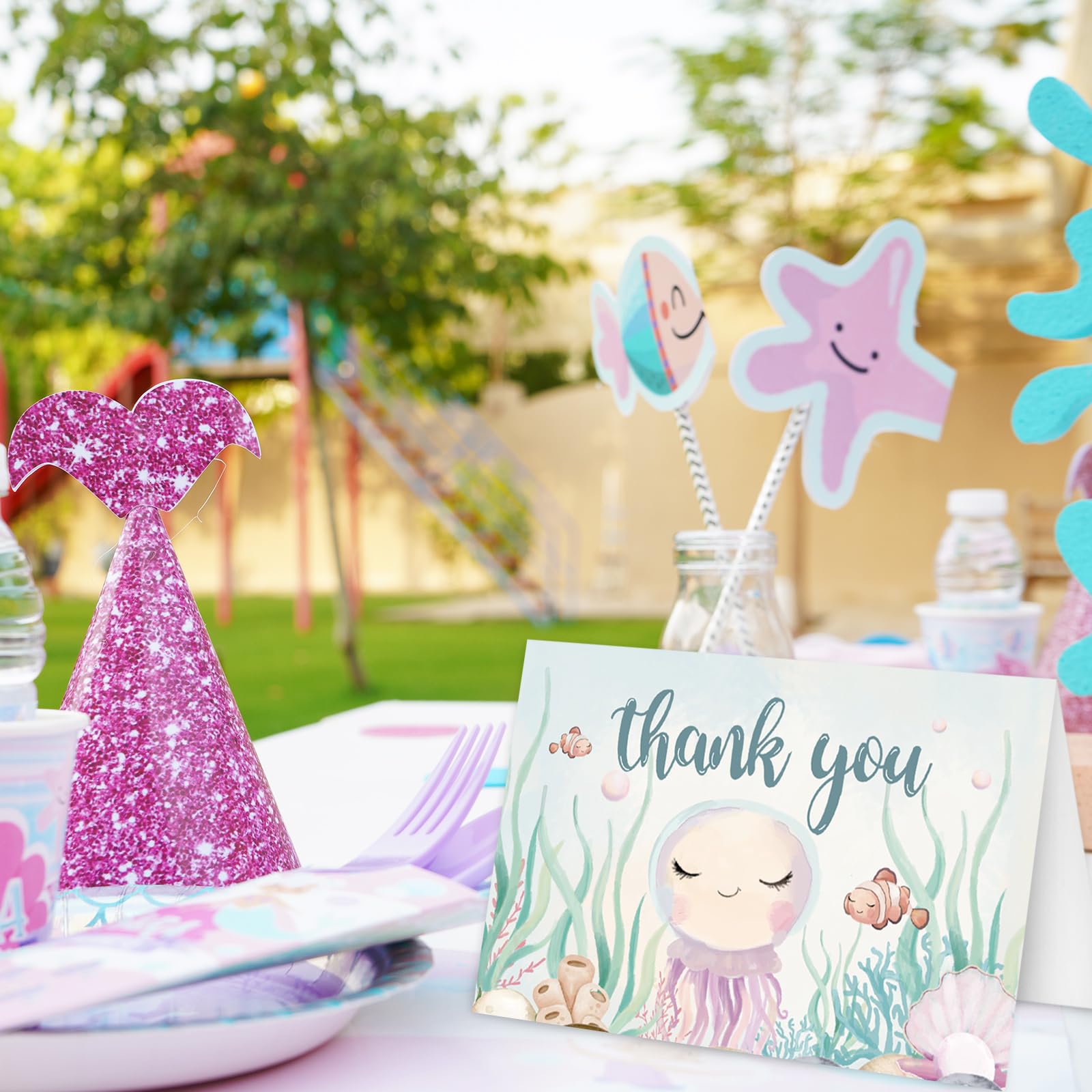 50pcs Jungle Safari Animal Thank You Paper Gift Tags With Natural Jute Twine String For DIY - View #11