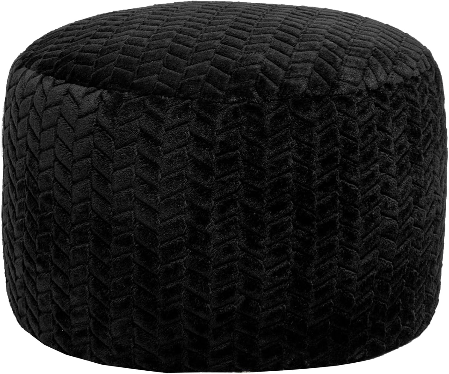 Asuprui Pouf Ottoman Unstuffed,Ottoman Foot Rest, Floor