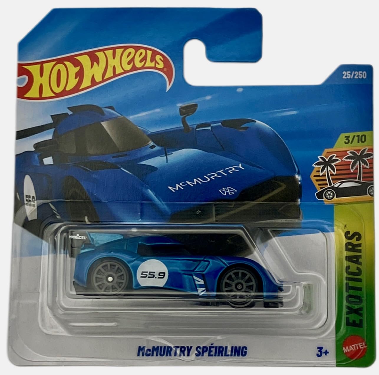 Hot Wheels McMurtry Spéirling JJH81 - Exoticars 3/10 - Azul