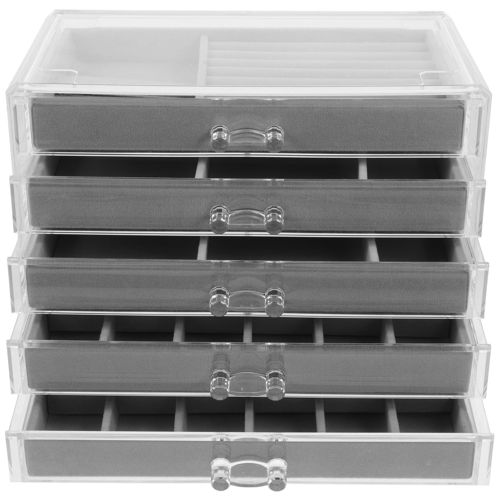 Acryl Vitrine für Gesteinssammlung mit Mehrteiligen Schubladen