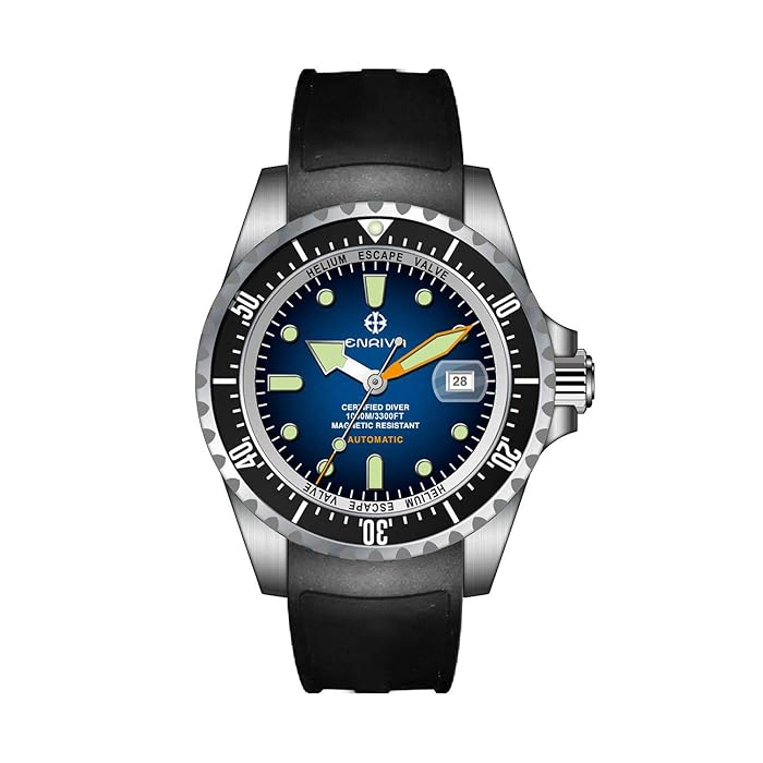 Buy ENRIVA Men's 1000 Meters Automatic Pro Dive Watch Mens Diving