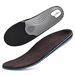 VALSOLE 250+lbs Winter Thermal Wool Insoles for Men Women,Plantar Fasciitis Orthotics Insert,for Flat Feet,High Arch,Foot Pain,Standing All Day Boot Work Shoe Warm Insoles(286mm)