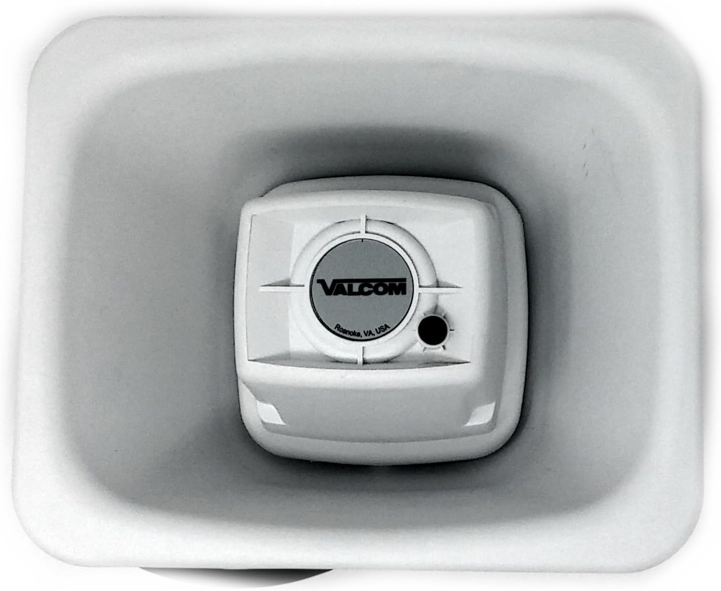 Valcom V-1090-W Talkback FlexHorn with Mounting Bracket, White