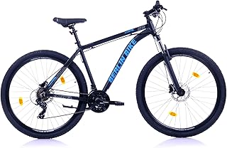 BERLIN BIKE Bicicleta de montaña MTB1 – con Juego Completo Shimano – 21 velocidades Shimano FD-TZ500/RD-TY300D, Frenos de Disco hidráulicos Dacron