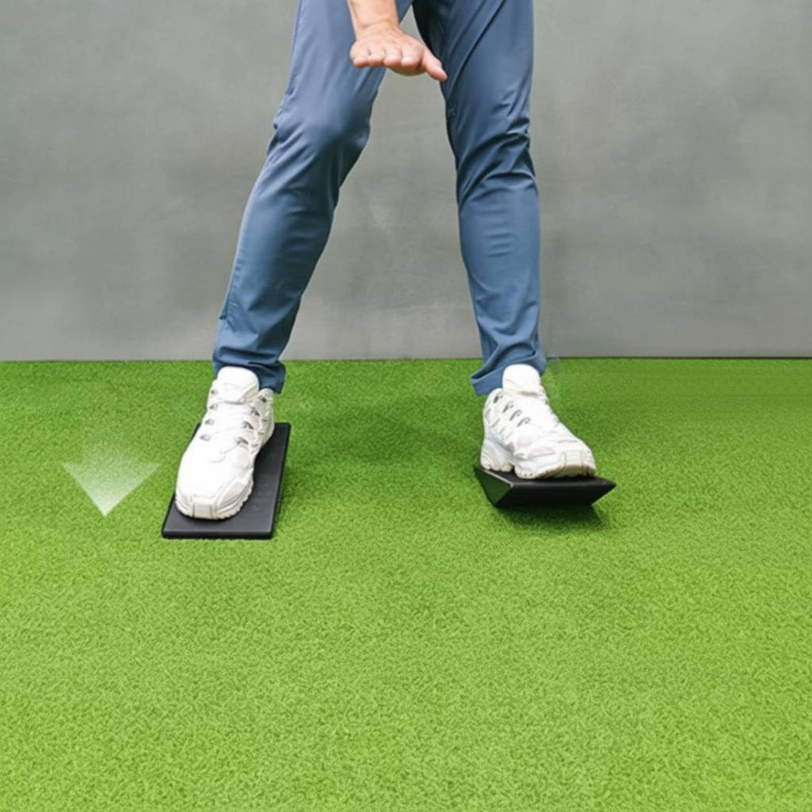 Qianly Trasferimento Peso Golf Anti Oscillazione Laterale Pedana di Allenamento Golf Uso Interno Ed Esterno Attrezzatura Sportiva per Campo Pratica