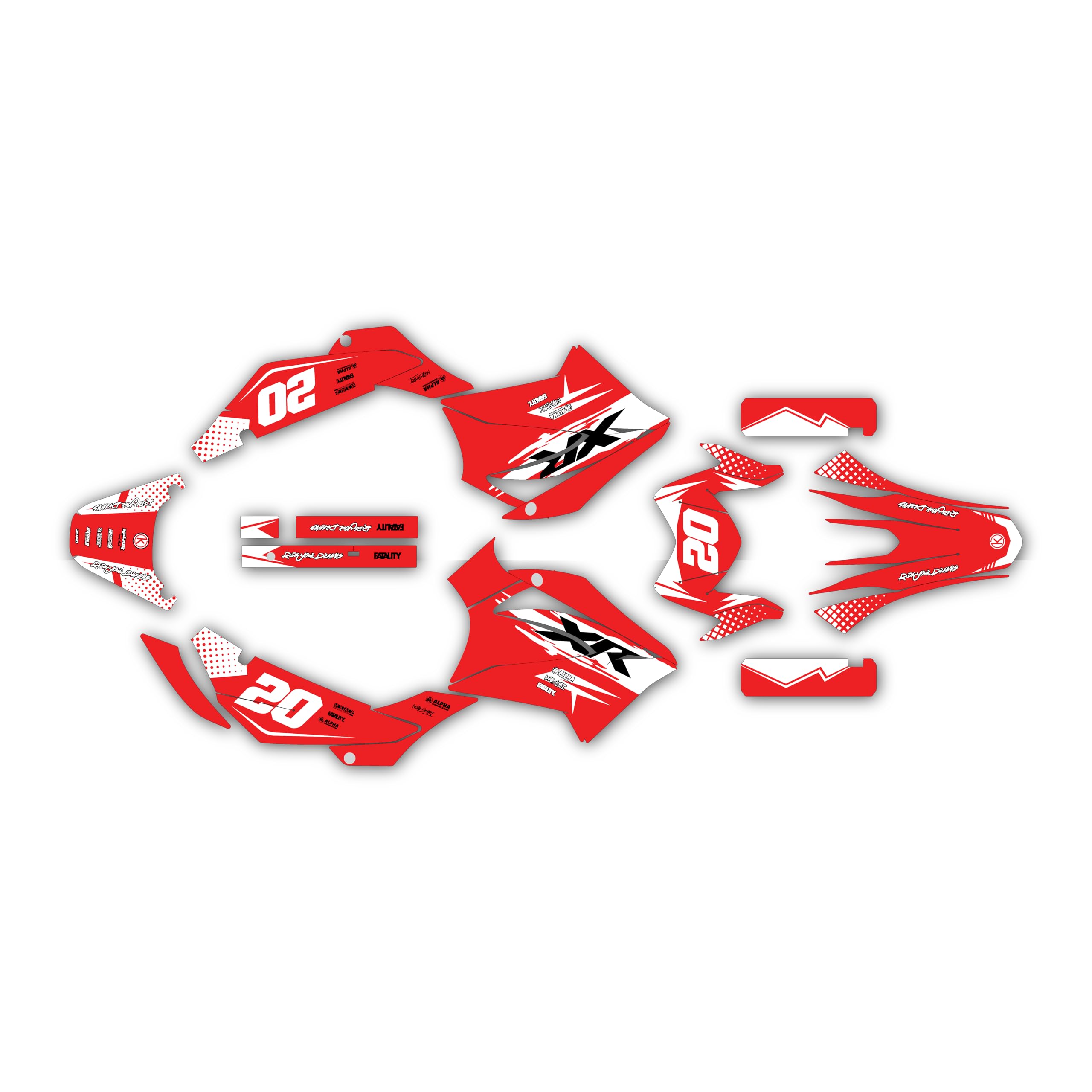 Amazon.com: Kalair GFX Graphics Kit for Honda XR150L (2023+) Spear
