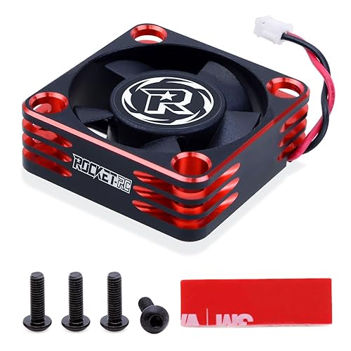 Surpass Hobby - Ventilador de refrigeración de motor, 28000 RPM ESC Alluminum Motor disipador de calor ajustado Turbo ESC A3 para automóvil RC 18