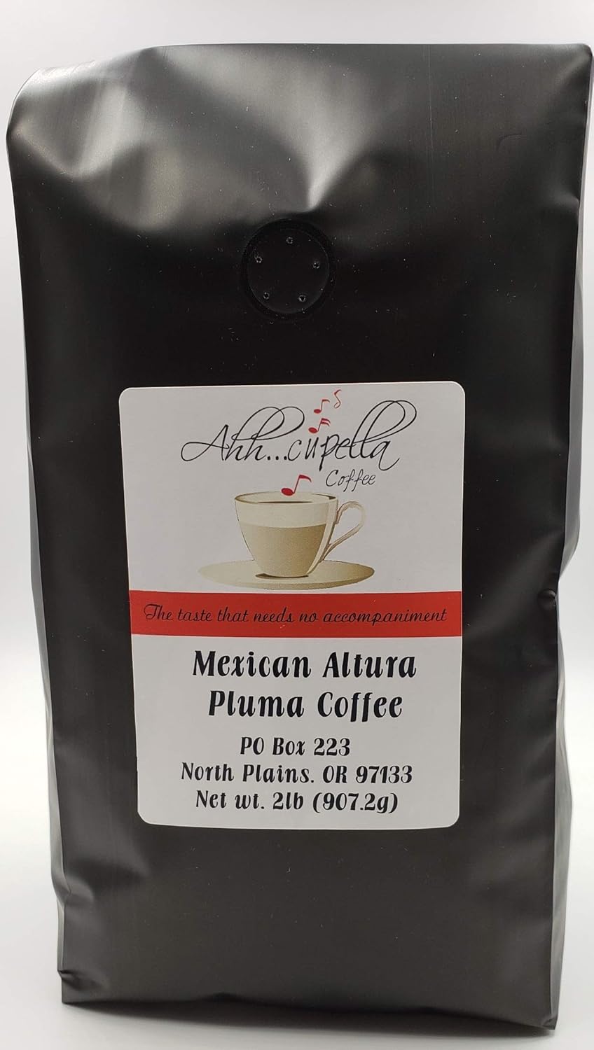 Ahh.Cupella Premium Gourmet Mexican Altura Pluma whole bean coffee, 32oz bag
