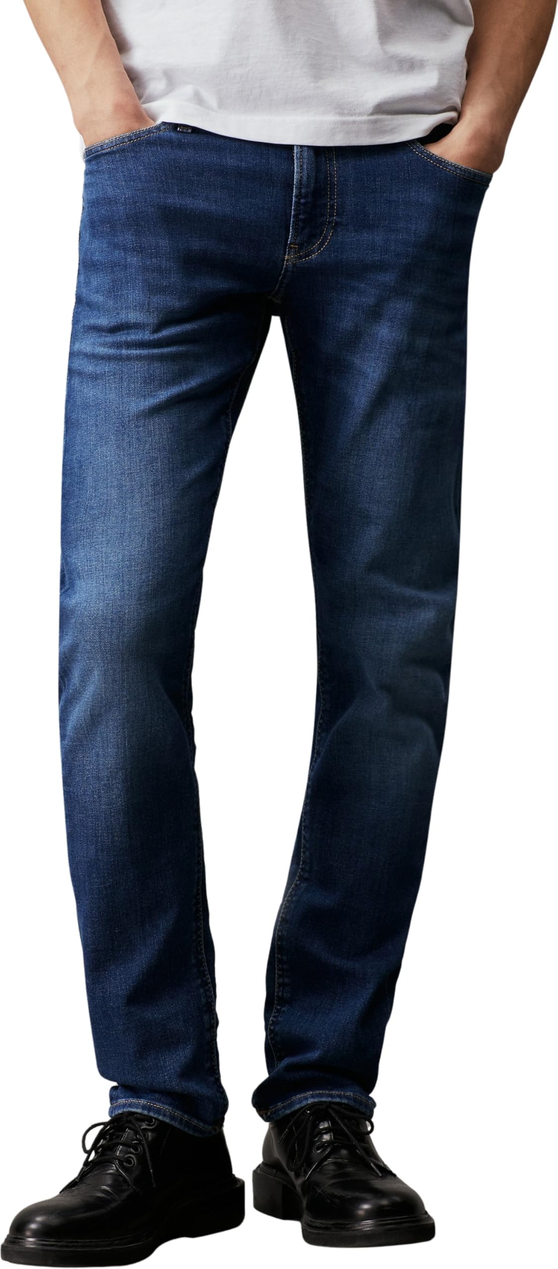 Calvin Klein Men's Slim Jeans - Denim Dark - Size 28x32