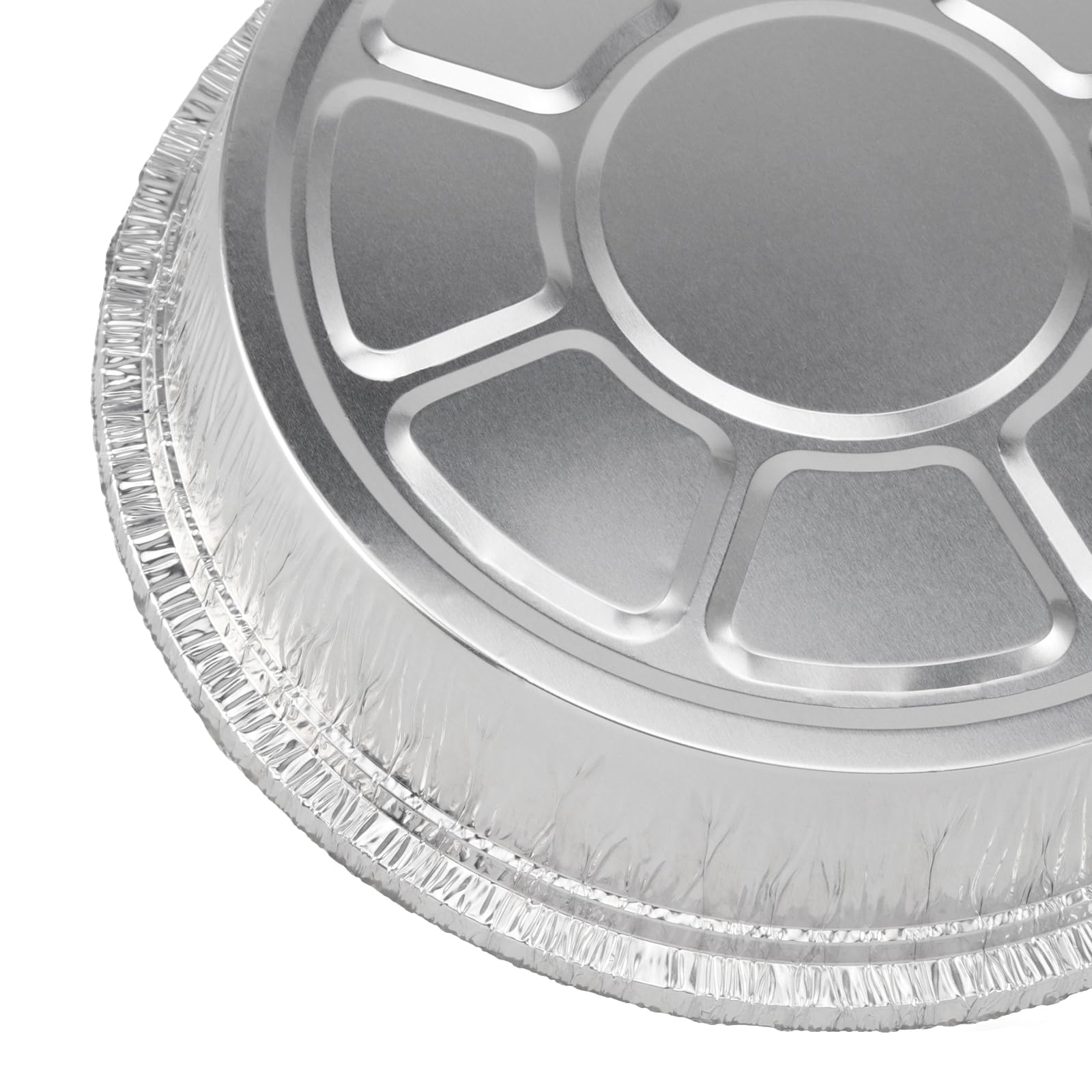 Teglie USA E Getta Rotonde Alluminio 18 cm 630 ml per Forno Grigliate Torte Quiche