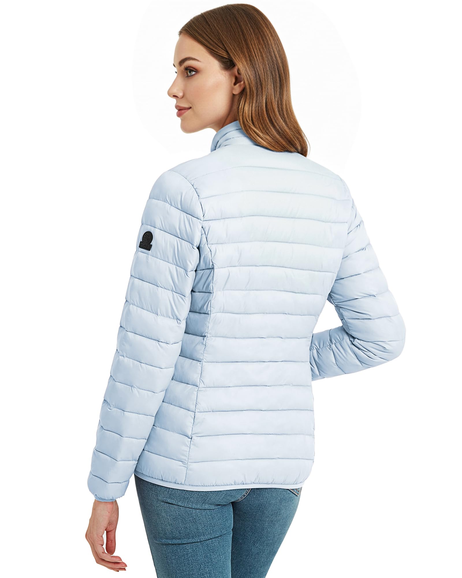 TOG24 Gibson Damen Steppjacke Leichte Winterjacke Wasserfeste Padded Puffer Jacke Warme Übergangsjacke Outdoor für Freizeit Wandern Reisen