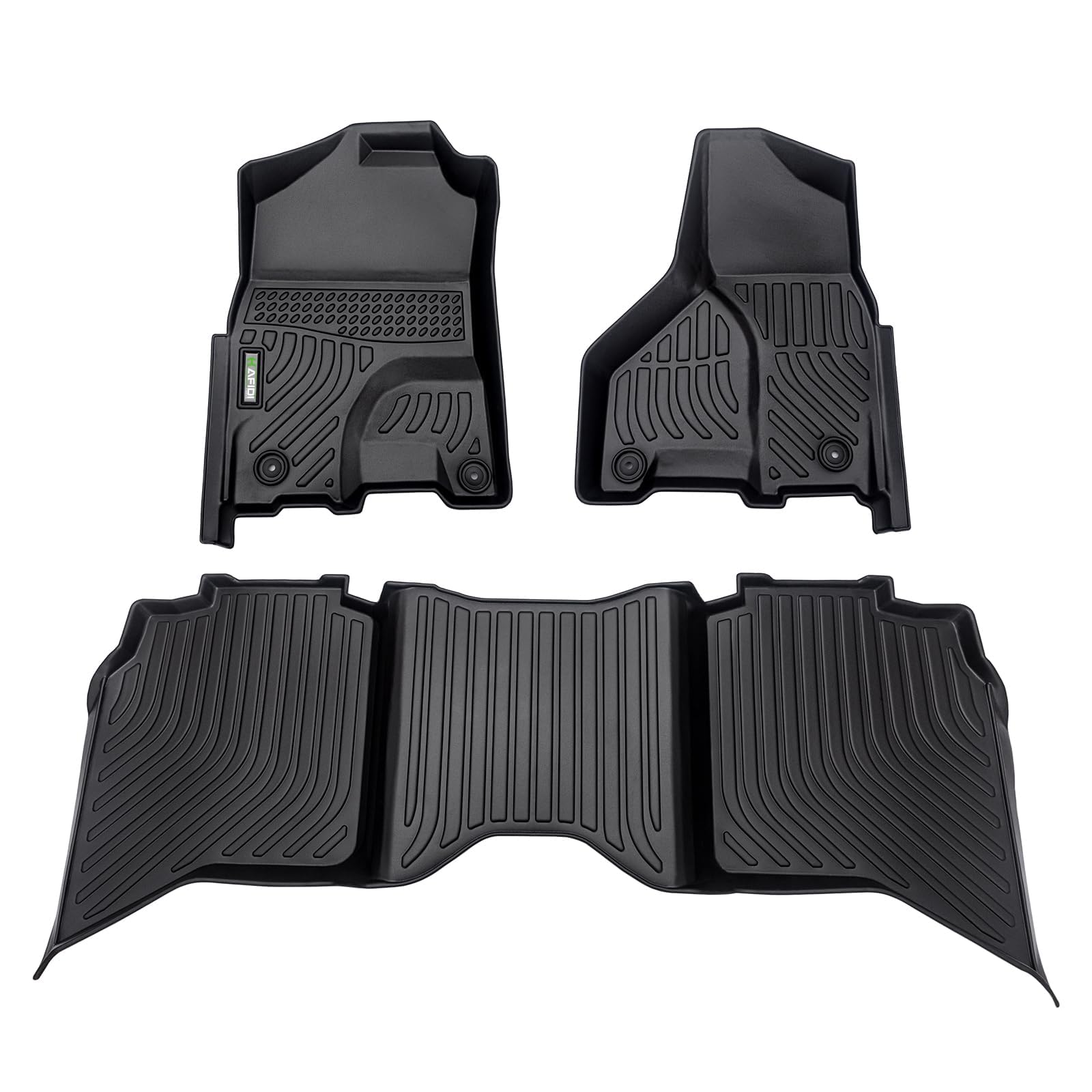 hafidi® floor mats fit for 2013-2018 dodge ram crew cab | 2013-2018 dodge ram 1500/2500/3500 crew cab & 2019-2024 dodge ram 1500 classic crew cab