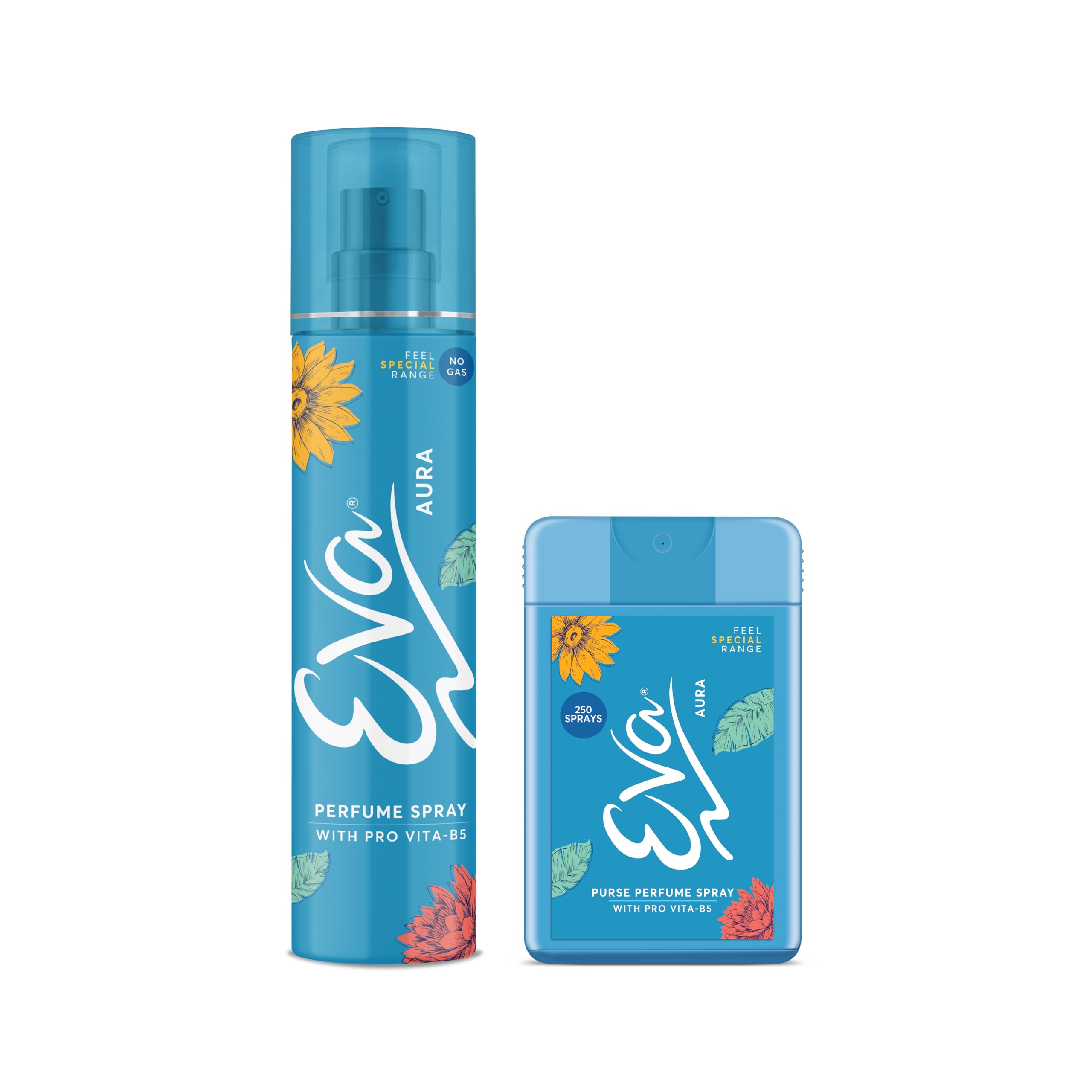 Eva Aura No Gas Perfume Spray and Pocket Perfume | Long Lasting Body spray | Floral Grace & Fresh Citrus Fragrance | Deodorants Women |120 Ml | 18 Ml | Combo of 2-image-20