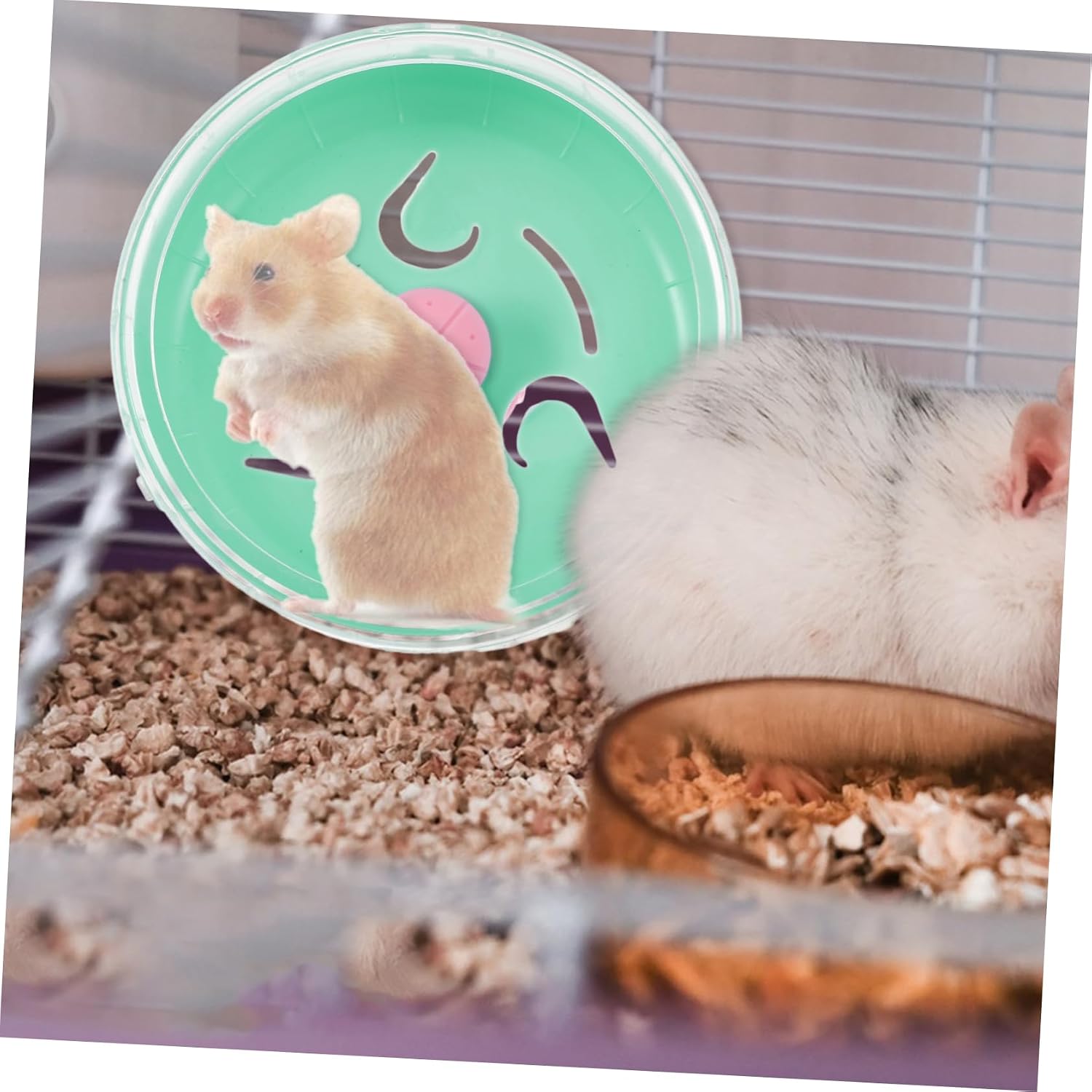 Multi Functional Hamster Cage Accessories Set Running Wheel image 4