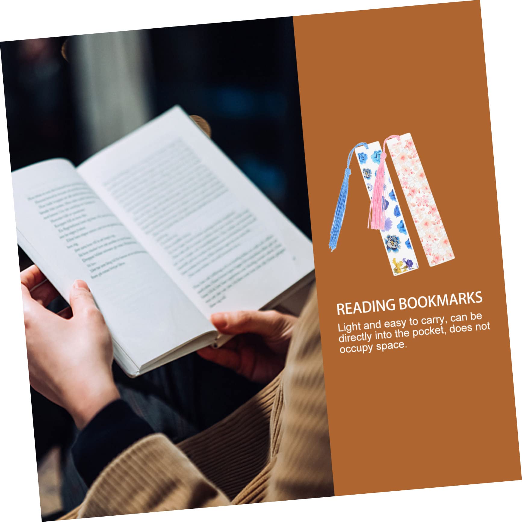 SHINEOFI 6stücke Getrocknete Blumen Lesezeichen Aus Harz Kreative Buchzeichen Mit Blumen Ästhetische Lesezeichen Für Studenten Und Leser Farbenfroh