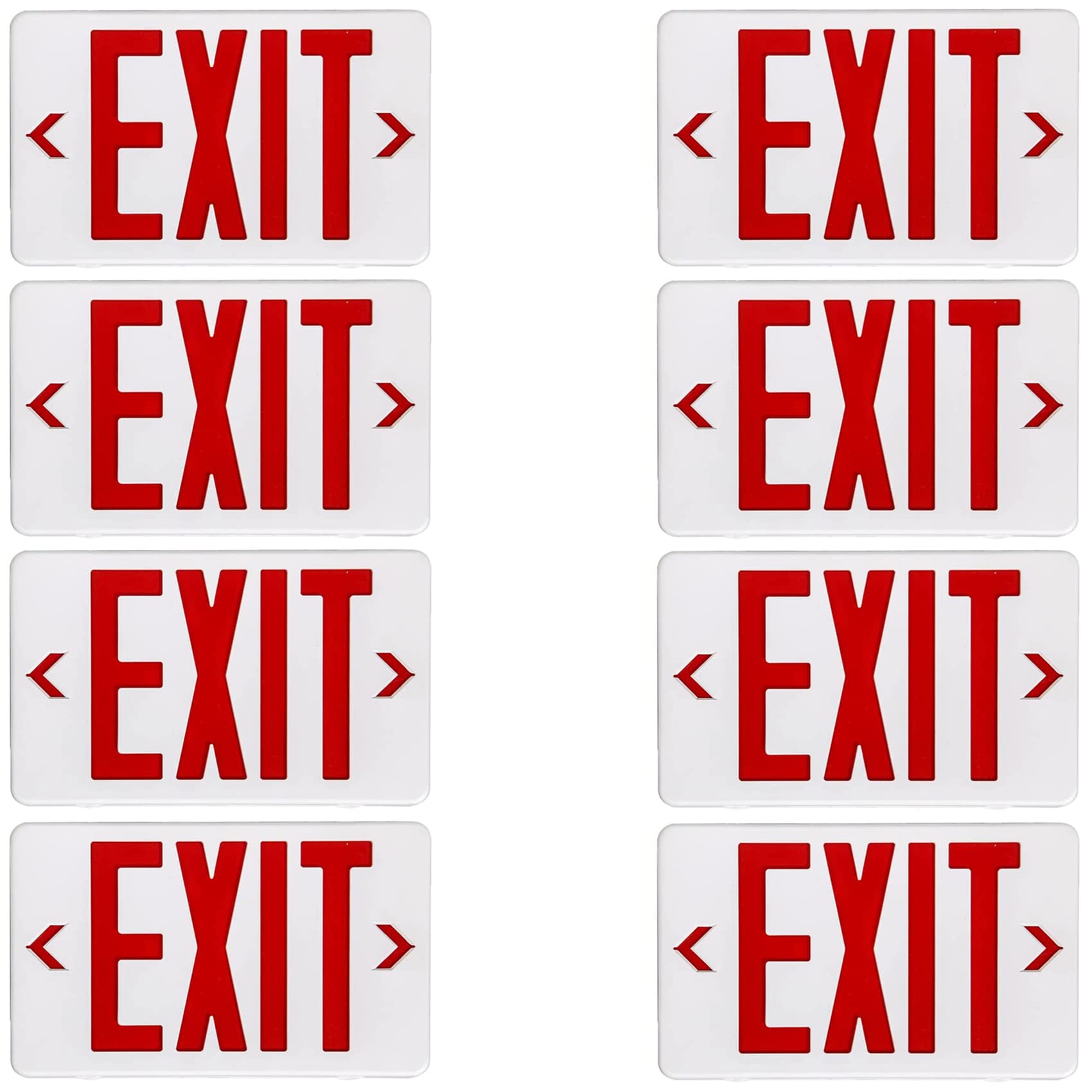 Buy Exit Sign with Emergency Light LED Exit Sign Light with Battery