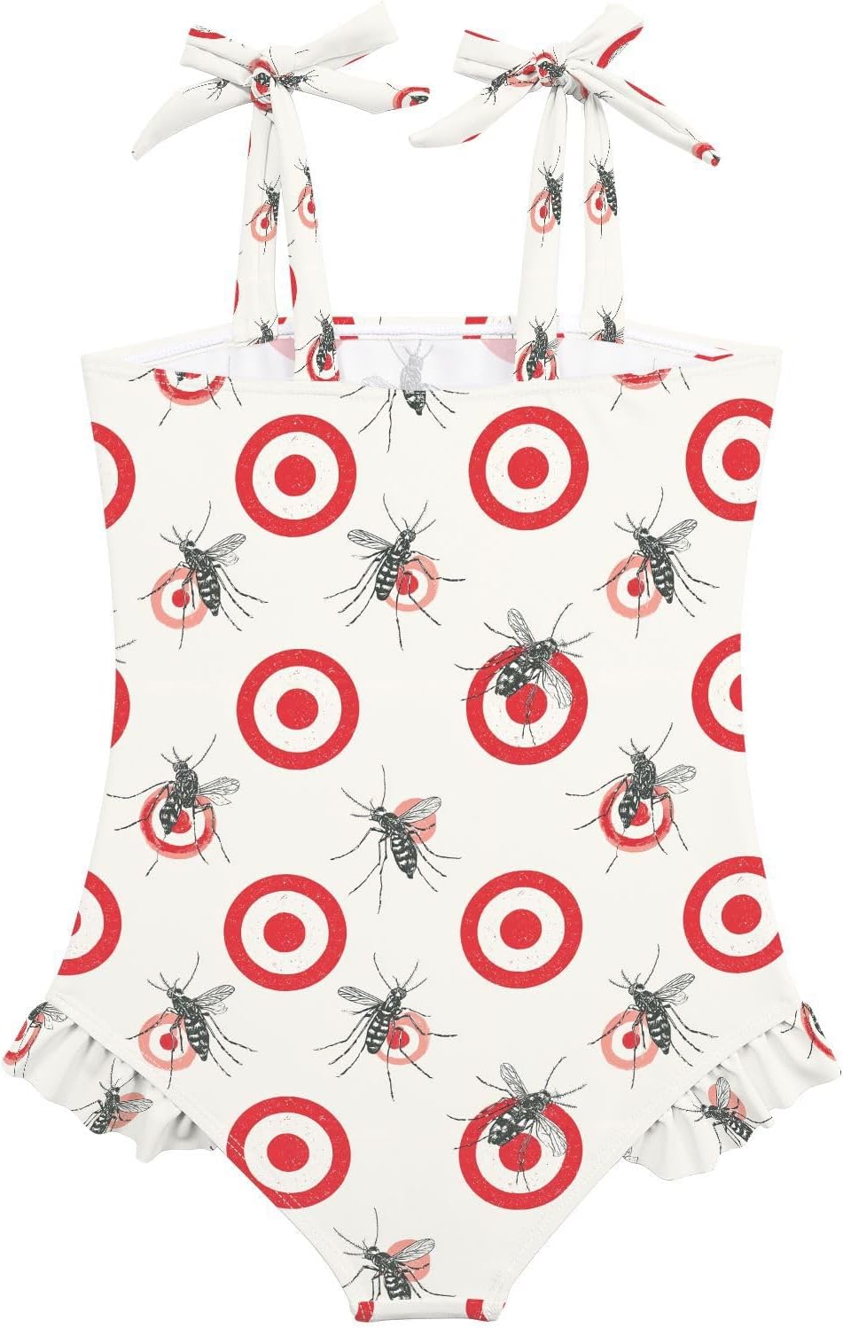 visesunny Toddler Girl Swimsuit Adjustable Strap Swimwear Mosquito Target Bathing Suits for Girls 18M-6Y