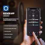 NEEWER RP18B Pro Lumière de l'anneau 18" avec support de trépied et support de téléphone compatible avec iPhone, 45W 2900K-7000K App Control Nettoying Cloth, Selfie Video Recording Maquillage Studio Streaming Lighting, Noir