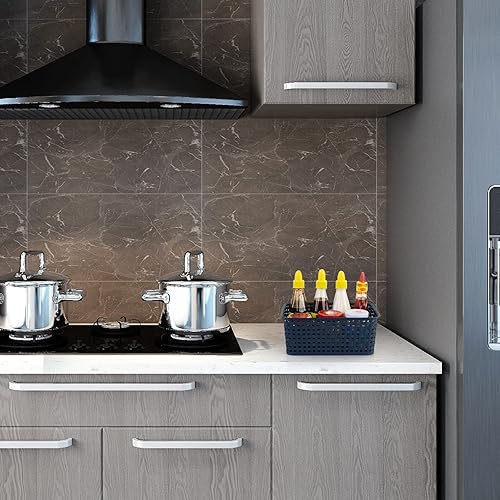 Miniatura 7 de Ucake Plastic Storage Baskets for Organizing, Small Weave Storage Baskets, 6 Packs