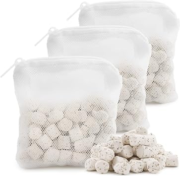 3 Pack of Biomax Aquarium Filter Media Replacement for Fluval SPEC, Evo and Flex Desktop Aquariums,Stage Three Biological Filtration Filter A1378-2.1 Ounces Each
